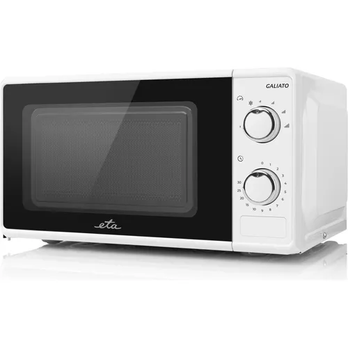 eta Mikrowelle Galiato ETA221090000 – 17 l schwarz - Mikrowelle mit gleichmäßiger Mikrowellenverteilung für perfekte Ergebnisse. 700 W Leistung, einfache Bedienung und automatische Abschaltung beim Türöffnen.