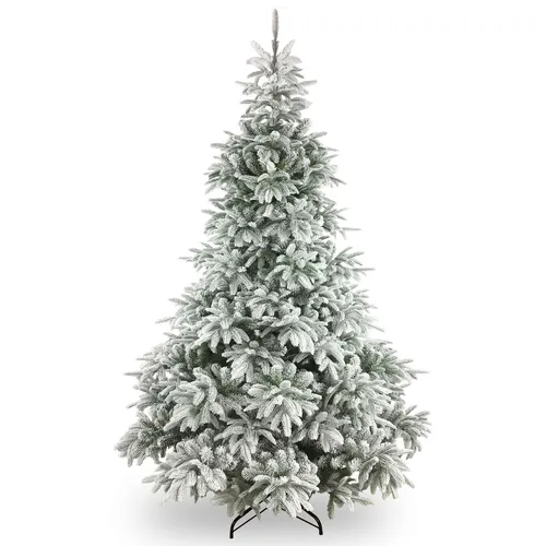 artplants Künstlicher Weihnachtsbaum Toronto, blau, beschneit, 180cm - Künstlicher Weihnachtsbaum in elegantem Blau, 180 cm hoch und 125 cm breit. Ideal für festliche Dekorationen und langlebig im Einsatz.