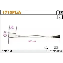 Rechteckiger Inspektionspiegel 600 mm