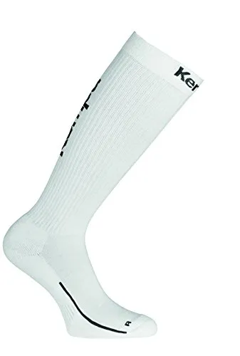 Kempa Herren Lange sokker - 200354501 Herren Socken, Weiß/Schwarz, 46 EU