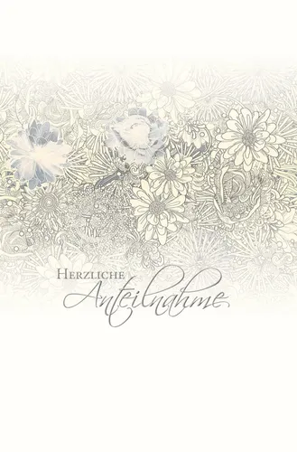 A – Trauer – Beileid – Kondolenz - Skorpion's Art - Trauerkarte im Format 11,5 x