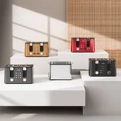 Arendo Toaster 4-Scheiben Edelstahl von Arendo