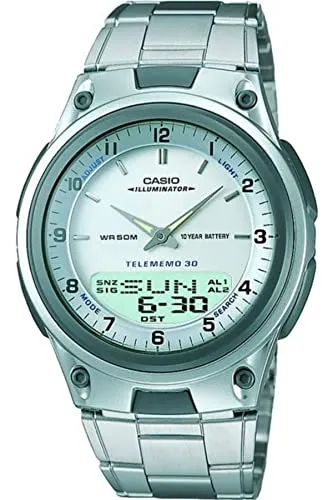 Casio AUTHENTISCH AW-80D-7AV Datenbank Weltzeit Uhr - Armbanduhren für Herren, sportlich mit 50m Wasserdichtigkeit, ideal für Abenteuer und Alltag.