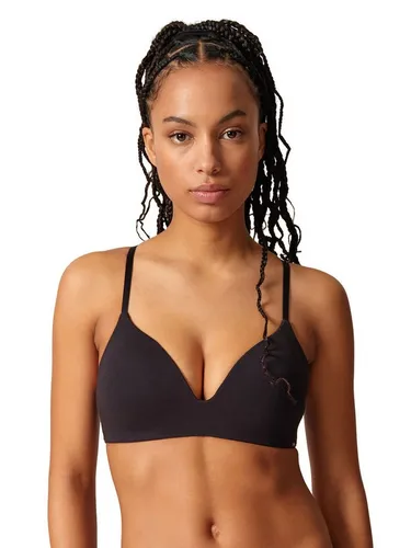 Skiny Triangel-BH Classicotton mit feiner Spitze von SKINY