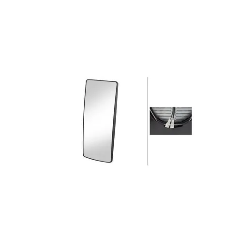 HELLA 9MX 562 841-012 Außenspiegel Spiegelglas von Hella