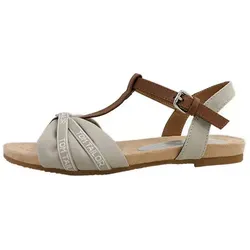 Tom Tailor Damen Sandale 5390220008, beige, 39 EU - Elegante Riemchensandale für Damen, ideal für Wanderungen und Freizeitaktivitäten, verbindet Stil und Komfort.
