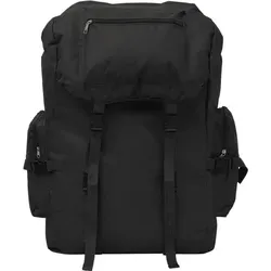 vidaXL BW Kampfrucksack 65L - Robuster Outdoor-Armee-Rucksack - Hochwertiger 65L Militär-Rucksack aus wasserabweisendem 600D Polyester, ideal für Outdoor-Abenteuer. Bequeme Schulterriemen und Hüftgurt sorgen für optimalen Tragekomfort.
