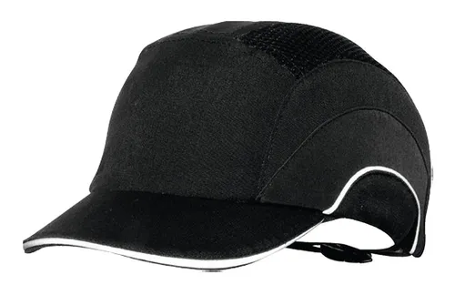 JSP Anstoßkappe, 7 cm Schirm, schwarz - ABR000-001-100