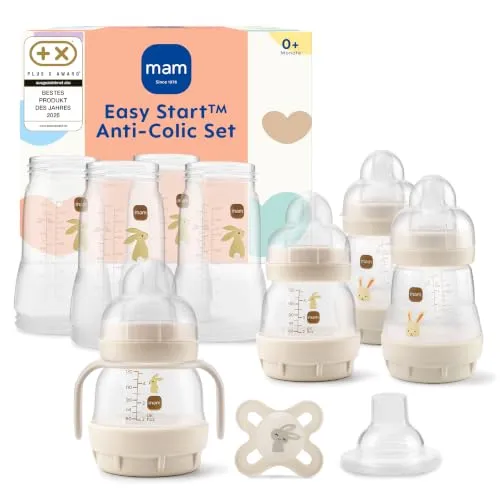 MAM Easy Start Anti-Colic Set, 0+ Mon, 6 Trinkflaschen