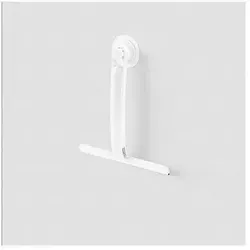 Umbra Flex Duschabzieher - Ausziehbar & Rostfrei - Duschkörbe & Duschablagen mit abziehbarem Klebestreifen für beschädigungsfreie Montage, ideal für schwer erreichbare Stellen und sorgt für streifenfreie Sauberkeit.