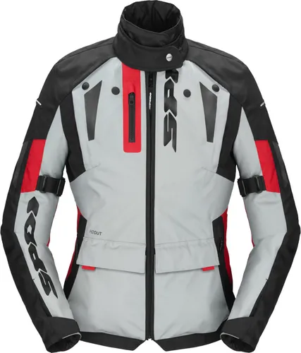 Spidi Crossmaster Lady Jacke Weiß, Schwarz L - Hochwertige Damen Motorradjacke - Motorradjacke für Damen mit Step-In Wear-Technologie, atmungsaktiv, wasser- und winddicht. Ideal für alle Wetterbedingungen dank herausnehmbarer Innenjacken und exzellenter Luftzirkulation.