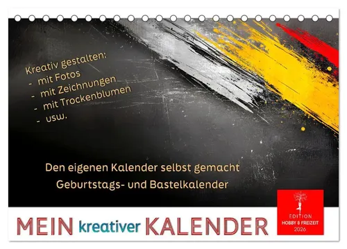 Peter Roder | Mein kreativer Kalender (Tischkalender 2026 DIN A5 quer),...