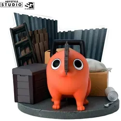 ABYstyle Dekofigur Chainsaw Man Pochita (10 cm) - Detailreiche PVC-Figur aus der SG-Reihe, 10 cm hoch, ideal für Fans von Chainsaw Man und Sammler. Der niedliche Pochita bringt den Charme des Kettensägen-Teufels perfekt zur Geltung.