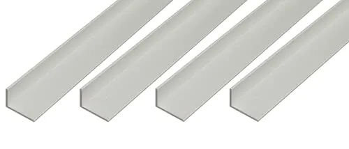 Alberts Winkelprofil 498252 aus Aluminium, eloxiert, 1000 mm - Hochwertiges Winkelprofil aus silberfarbig eloxiertem Aluminium (1000 mm) für vielseitige Anwendungen. Ideal als Kantenschutz und robust für den Innen- und Außenbereich. Perfekt für Heimwerker und Profis!