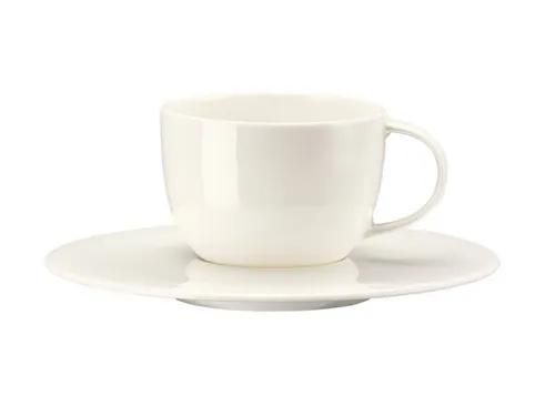 Rosenthal Espressotasse Brillance Weiss Espressotasse 2tlg., Premium Bone China