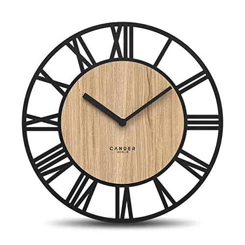Wanduhren Schwarz von Cander Berlin
