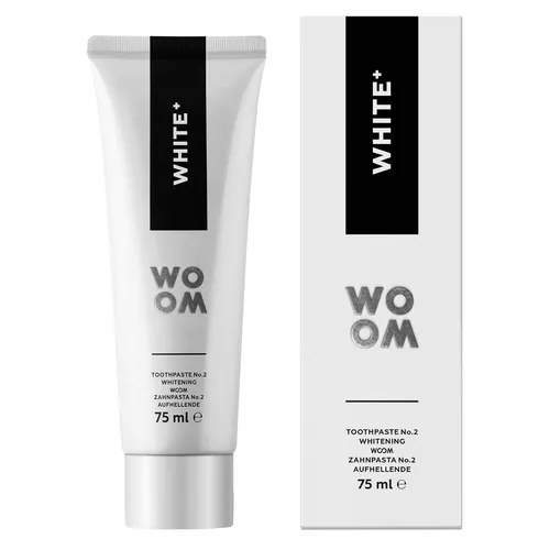 WOOM SIA Woom White+ Zahnpasta, Toothpaste No. 2, 75 ml