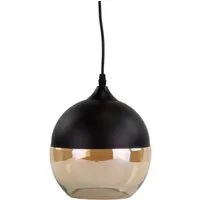 Produktbild LUXULA Pendelleuchte LED-Hängelampe in Schwarz