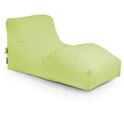 Wave Plus Lime - Der Outdoor-Sitzsack für Garten & Terrasse - Sitzsäcke, regenfest und ganzjährig outdoorfähig, ideal für gemütliche Stunden im Freien bei jedem Wetter.