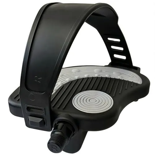 Paar Premium Heimtrainer Pedale mit Riemen