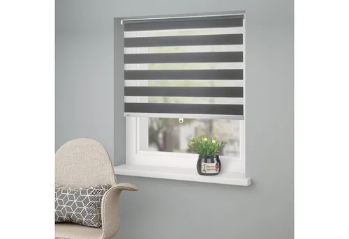 Doppelrollo Jan von my home in grau von My Home