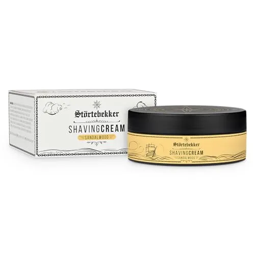 Störtebekker® Premium Rasiercreme Männer Sandelholz 200 ml - Die Störtebekker Rasiercreme bereitet die Haut optimal für eine sanfte Rasur ohne Irritationen vor. Mit feuchtigkeitsspendender Aloe Vera und einem maskulinen Sandelholz-Duft sorgt sie für ein gepflegtes Frischegefühl.
