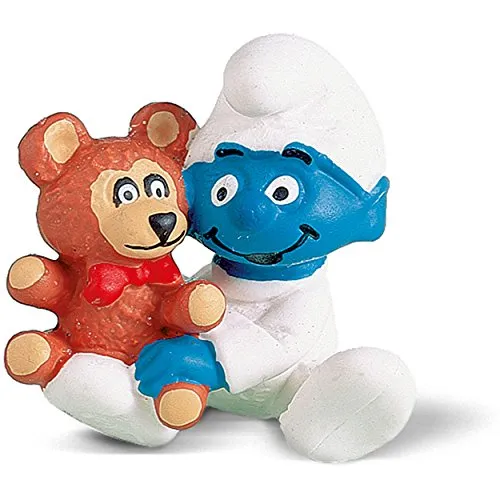 Schleich 20205 - Die Schlümpfe, Baby mit Teddy