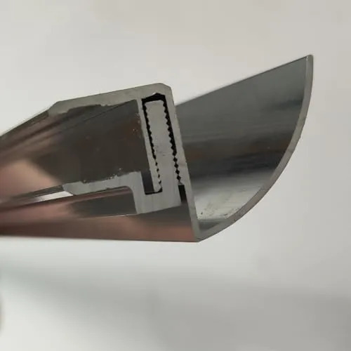 BuyLando Regenrinne für Glasvordach aus Aluminium (Silber, 150 cm) - Vordächer: Wetterfester Aluminium-Regenrinne, kürzbar und kompatibel mit Glasstärken von 10,8mm - 17,5mm für optimalen Schutz.