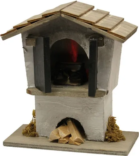 FADEDA Krippen-Zubehör FADEDA Backofen mit LED, Höhe in cm: 11 (1 St)