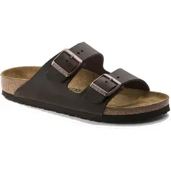 Birkenstock Arizona Normal - 38 EU Sandalen - Braune Leder-Sandalen für Erwachsene, mit bequemen Textil-Innensohlen, ideal für Wanderungen und Freizeitaktivitäten.
