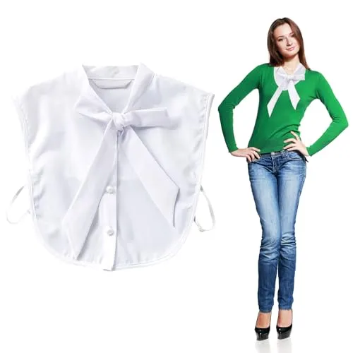 TUONYIS Frauen Kragen Abnehmbare Krageneinsatz Damen Fake Detachable Abnehmbare Hälfte Shirt Bluse Fake Kragen Blusenkragen Einsatz Hemdkragen Einsatz Damen für Damen Gefälligkeiten, Einheitsgröße