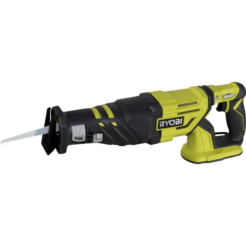RYOBI 18 V ONE+ R18RS7-0 - Brushless Akku-Säbelsäge - Sägen, leistungsstarke Brushless-Technologie für effizientes Arbeiten, ideal für Heimwerker und Profis, ohne Akku und Ladegerät