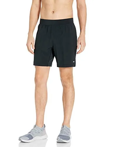 Amazon Essentials Herren Sportliche Funktions-Freizeit-Trainingshose aus Stretchgewebe, 17,8cm, Schwarz – Original, XL