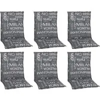 beo Polsterauflage Barcelona für Niedriglehner - Hochwertige Gartenstuhlauflage mit 6cm Polsterung für optimalen Sitzkomfort, ideal für entspannte Stunden im Garten oder auf dem Balkon.