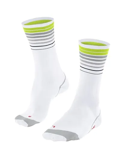 FALKE Unisex Fahrradsocken BC Impulse Reflect U So Funktionsmaterial antiblasen 1 Paar, Weiß White 2007, 37-38