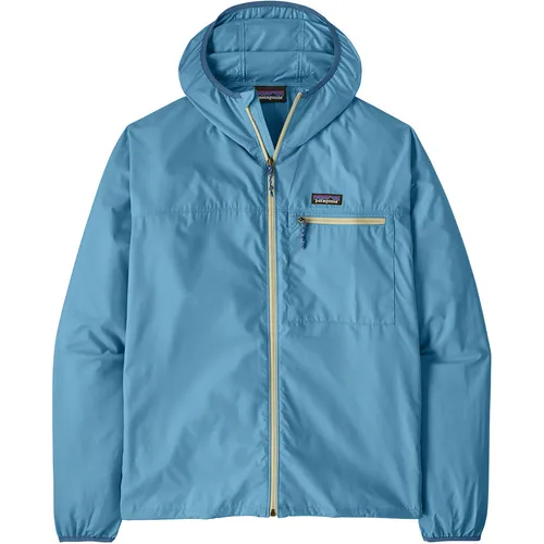 Patagonia - Light & Variable Jacket - Freizeitjacke Gr L blau - Vielseitige Freizeitjacke mit Kapuze in Blau, Größe L. Ideal für Alltag und Outdoor-Aktivitäten. Hergestellt aus 100% recyceltem Polyester und mit DWR-Imprägnierung für zusätzlichen Wetterschutz.