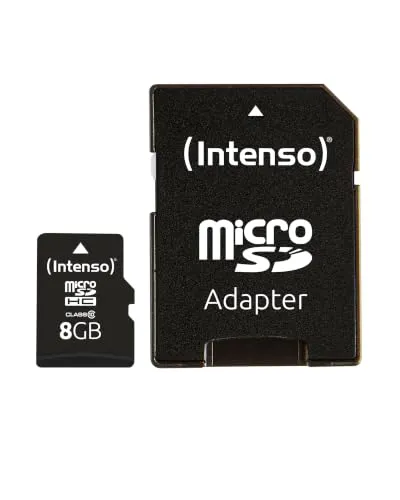Intenso microSDXC 64GB Class 10 Speicherkarte inkl. SD-Adapter, schwarz