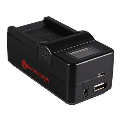 Berenstargh Synchron Ladegerät Panasonic VW-VBK180/VBK360/VBT190/VBT380, 4,2