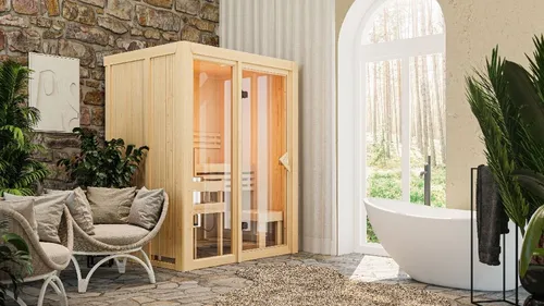 Karinu MODERNO 1 AVARI 1 Heimsauna ohne Ofen von Woodgarden GmbH