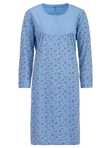 zeitlos Nachthemd Nachthemd Langarm - Zweigen/ Blüten