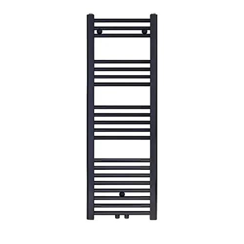 Belrad® Badheizkörper - Moderner Handtuchheizkörper aus Qualitätsstahl - Heizkörper für Badezimmer, bietet warme Handtücher und angenehmes Raumklima mit flexibler Anschlussmöglichkeit und robuster Pulverbeschichtung für Langlebigkeit.