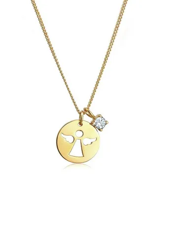 Elli Collierkettchen Engel Weiß 925 Sterling Silber von Elli
