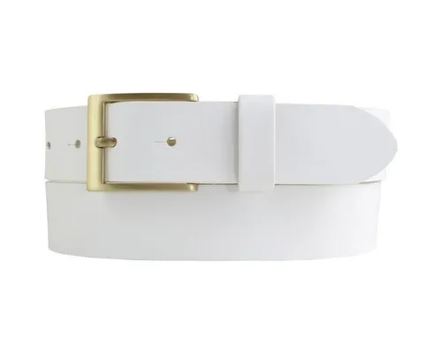 BELTINGER Ledergürtel Gürtel aus Vollrindleder 3,5 cm - Jeans-Gürtel für Herren mit goldener (1-St)