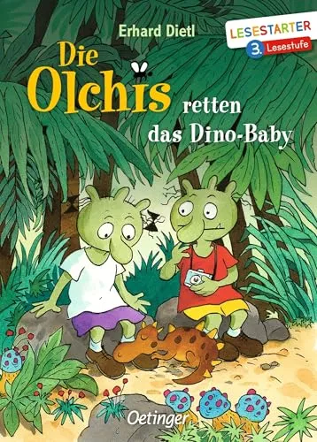 Die Olchis retten das Dino-Baby: Lesestarter. 3. Lesestufe | Lustiges Kinderbuch zum Lesen lernen mit der beliebten Reihe für Erstleser ab 8 Jahren