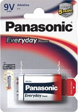 Panasonic - Everyday Power - 9V-Block - 9 Volt AlMn