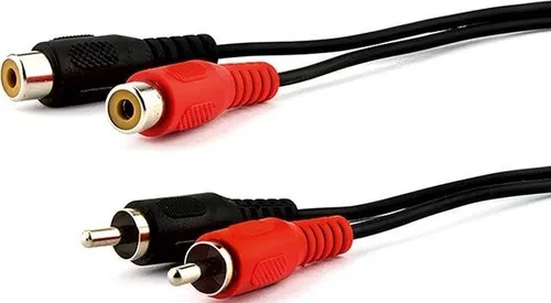 E+P Elektrik Cinch-Verlängerungskabel B 98/5 Steckverbinder Stecker Kabel