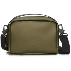 Rains Box Bag W3 - Wasserdichte Crossover Bag - Die Rains Box Bag W3 ist eine stylische, wasserdichte Tasche für jeden Tag. Mit verstellbarem Schultergurt und robustem Material bietet sie Platz für deine Essentials und schützt vor leichtem Regen.