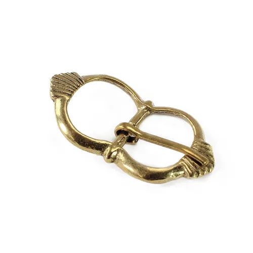 Mittelalter Gürtelschnalle 1400 - 1500 bis 20mm Messing Reenactment Schnalle