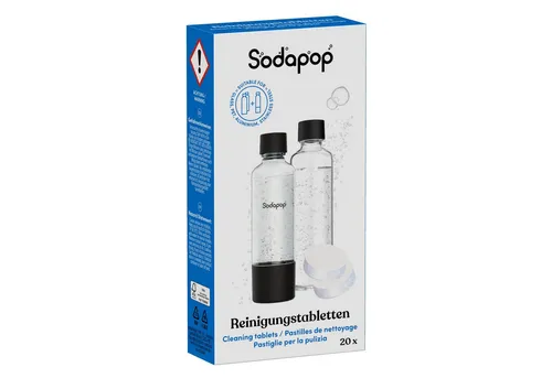 Sodapop Wassersprudler Flasche SODAPOP Reinigungstabletten 20 Stück