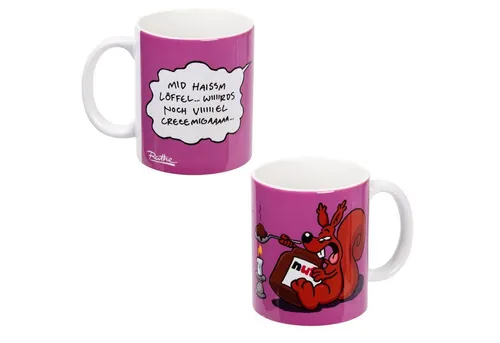 United Labels® Tasse Ralph Ruthe in lila von United Labels